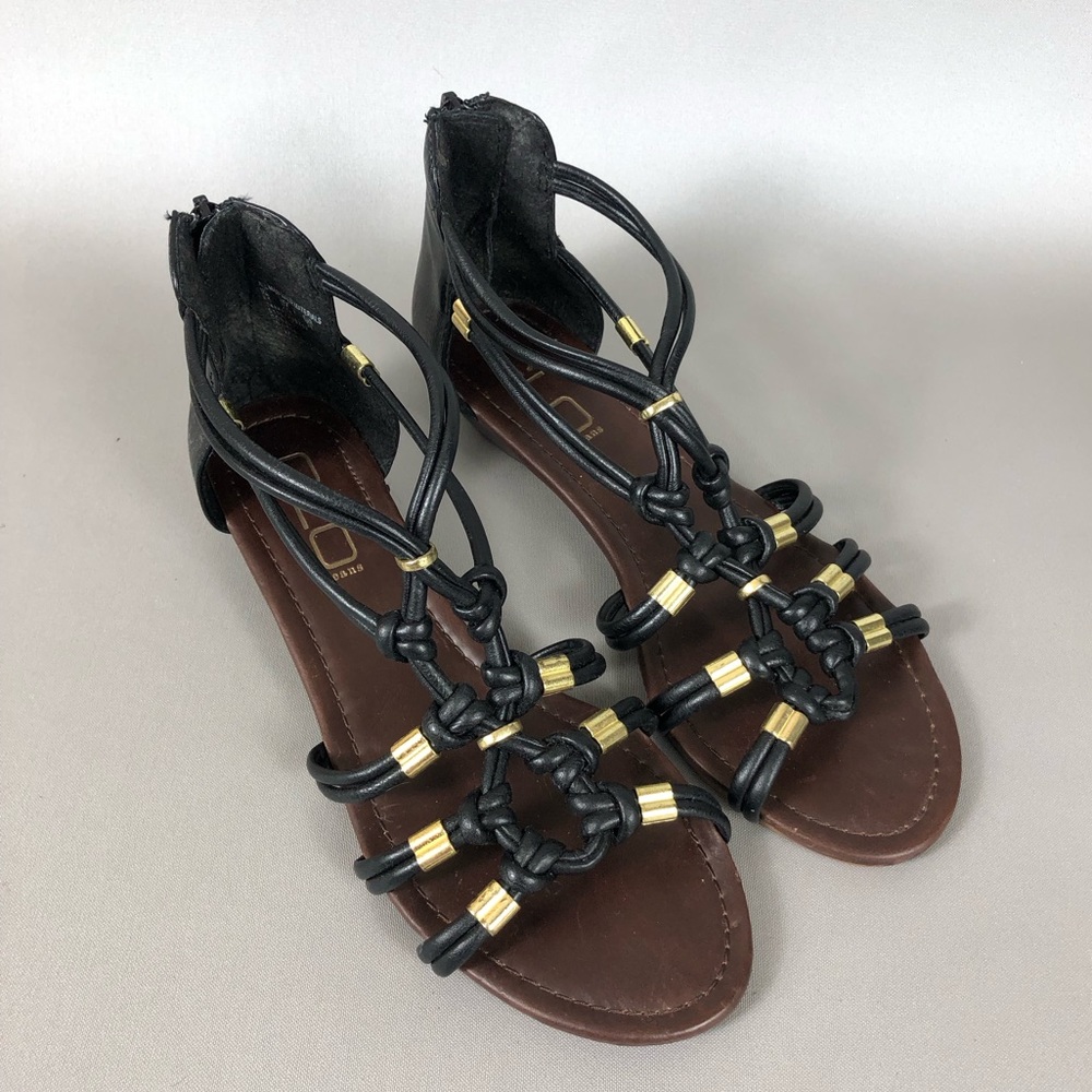 GLO Jeans Bobby Women’s Twisted Gladiator Sandals Size 6.5